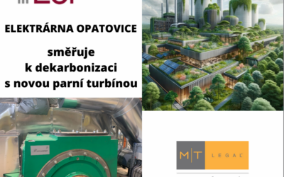 Elektrárna Opatovice směřuje k dekarbonizaci s novou parní turbínou