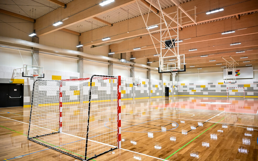 Nová sportovní hala v areálu Vodova v Brně